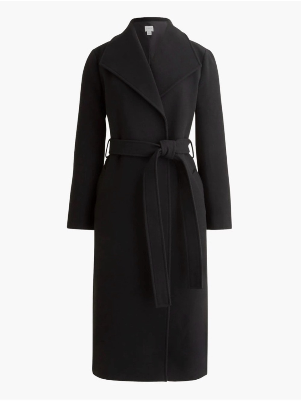 J Crew Wool Blend Wrap Coat